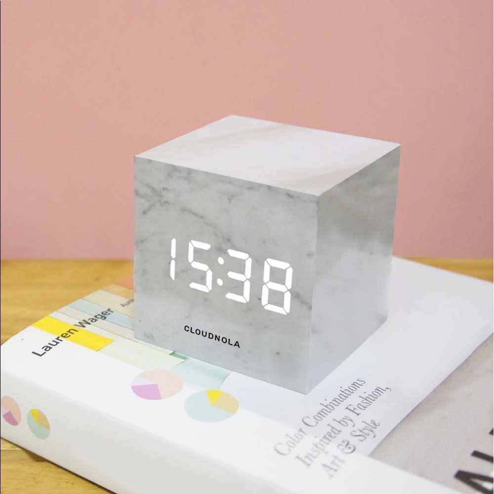 3/$33 + FREE SHIP | Cloudnola Tech Block Clock